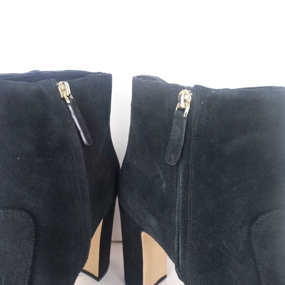 Kate Spade NY Barrett Suede Heel Boots Black 10 - Picture 12 of 16
